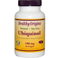Healthy Origins, ヘルシーオリジンズ, Ubiquinol, 100 mg, 60 Softgels